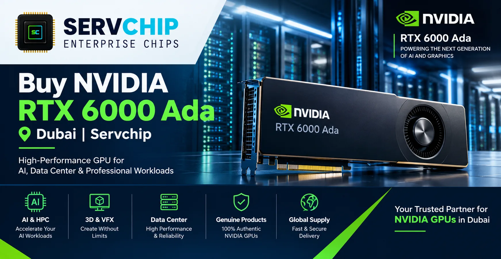 Buy NVIDIA RTX 6000 Ada in Dubai: Specs, Supply and Sourcing