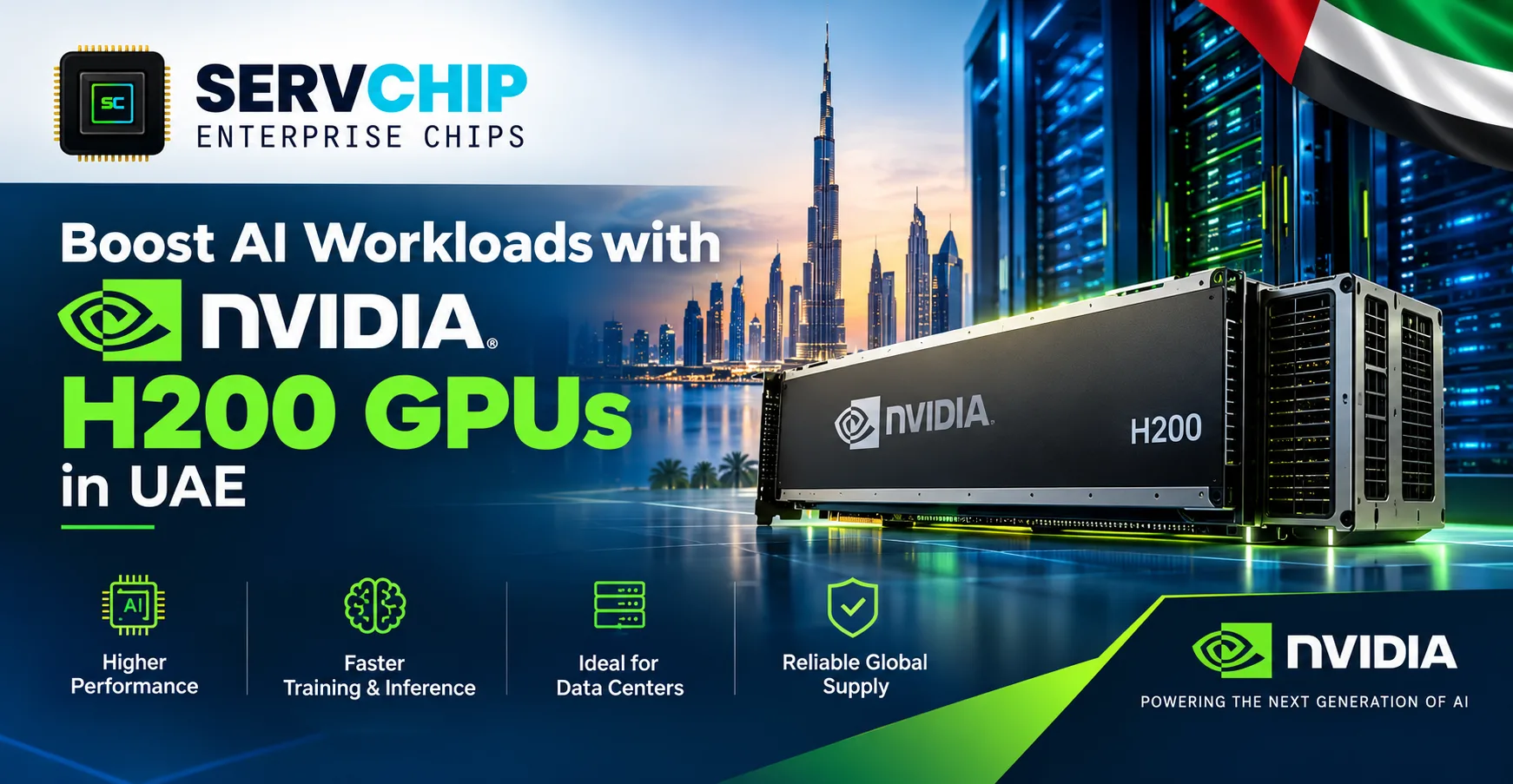Boost AI Workloads with NVIDIA H200 GPUs in UAE
