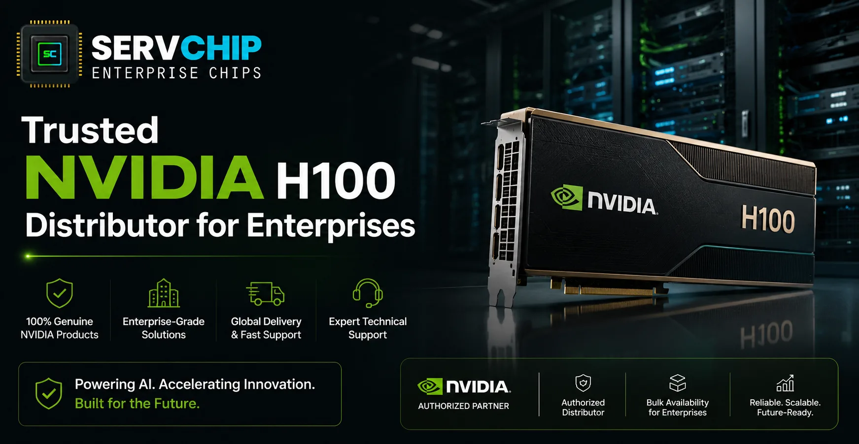 Trusted NVIDIA H100 Distributor for Enterprises