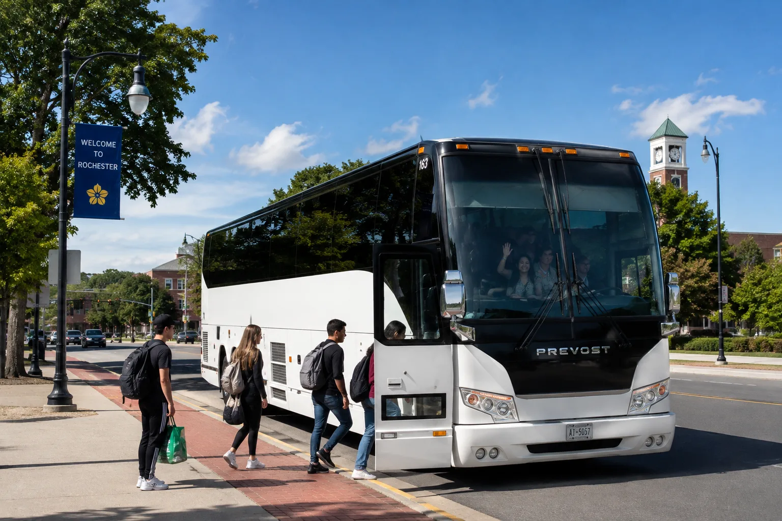 Rochester Charter Bus Rental for School Transportation: Safe and Comfortable Travel for Students