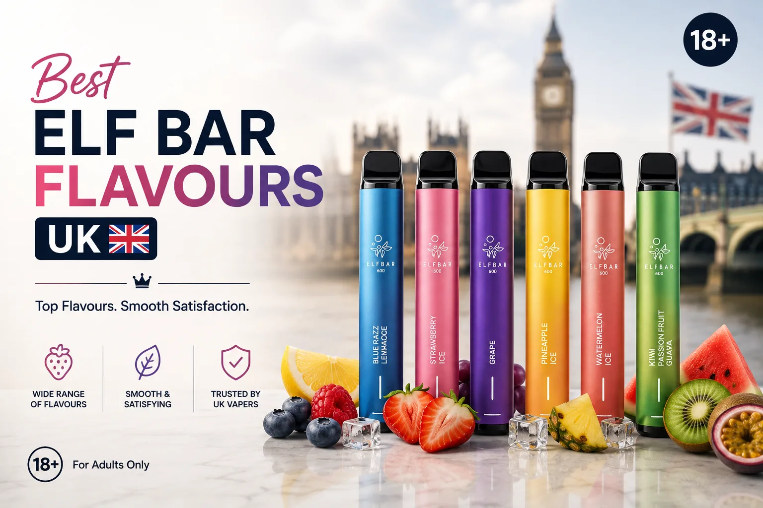Why Elf Bar Flavours Are So Popular in the UK