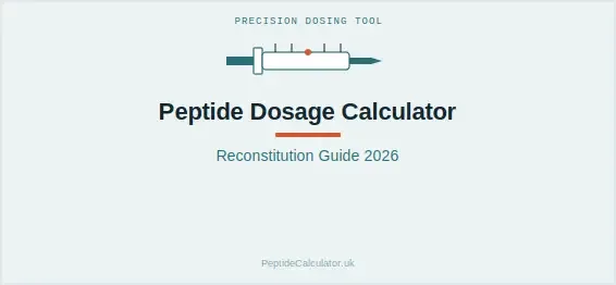 Peptide Dosage Calculator: How to Reconstitute Peptides Correctly (Step-by-Step Guide 2026)