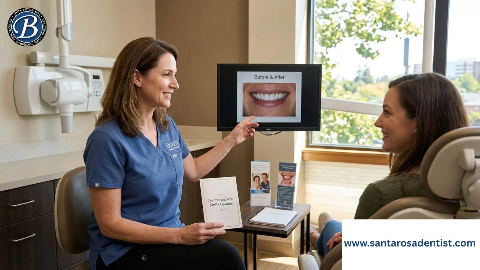 How Should Patients Compare Cosmetic Treatment Options With a Cosmetic Dentist in Santa Rosa CA?