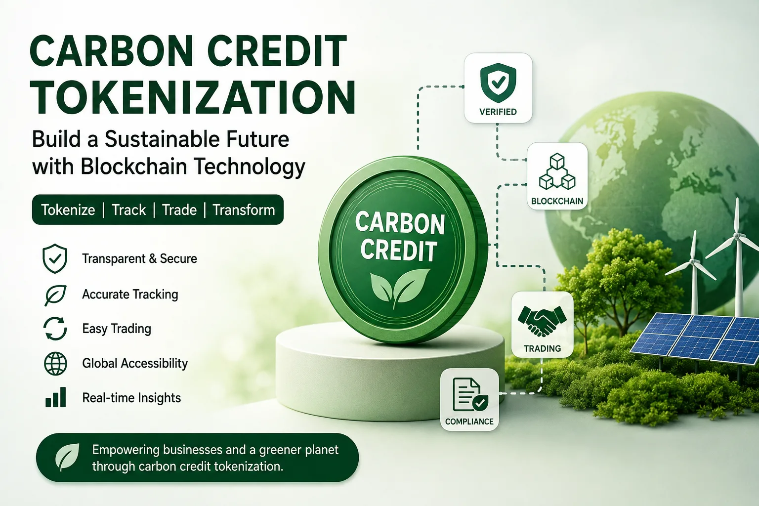 Carbon Credit Tokenization Development Company: Transforming Carbon Markets with Blockchain