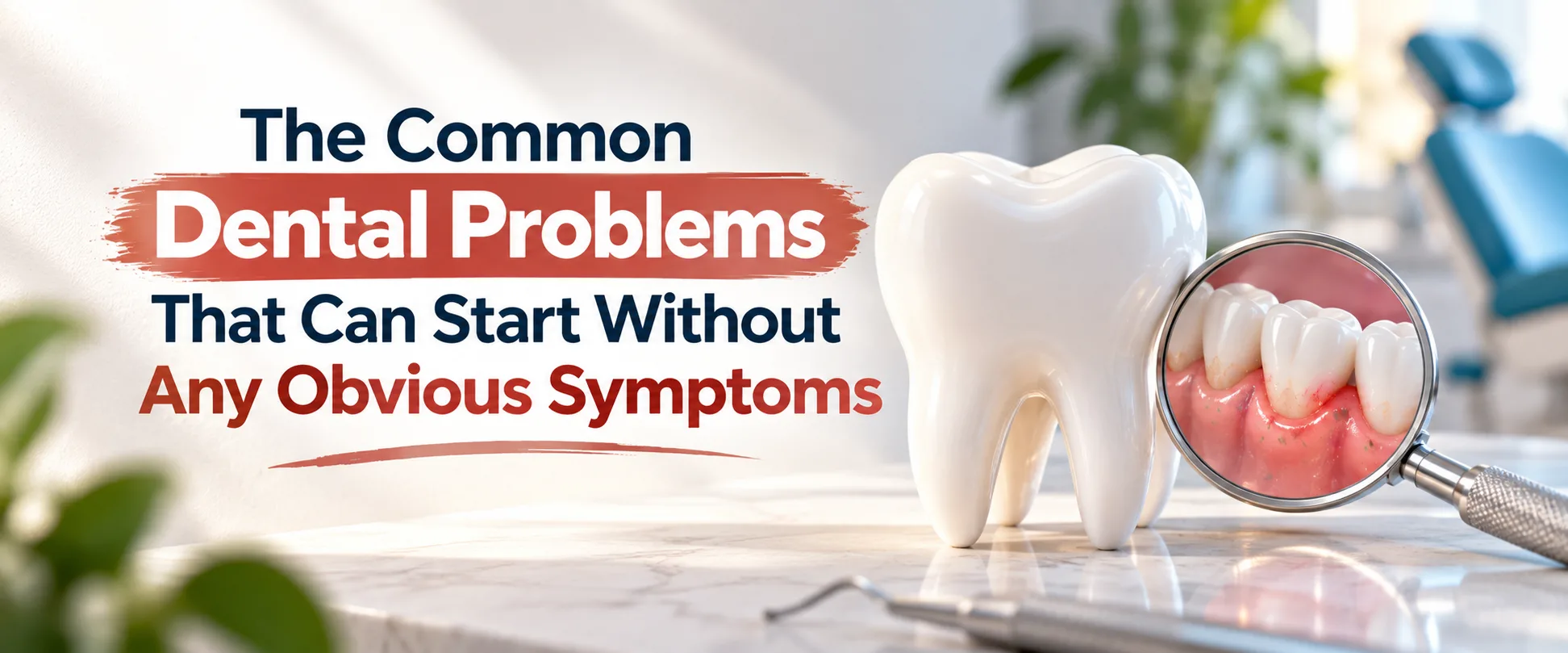 The Common Dental Problems That Can Start Without Any Obvious Symptoms