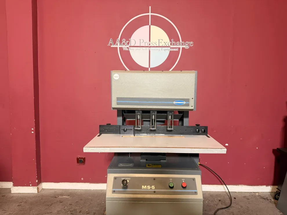 Used Challenge MS-5 Paper Drill for Sale | Hydraulic 5-Hole