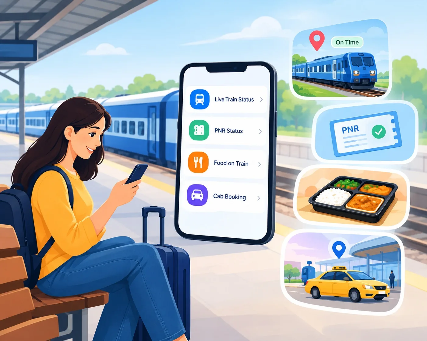 TrainPanda: Best Platform for Live Train Status, PNR, Food & Cab Booking