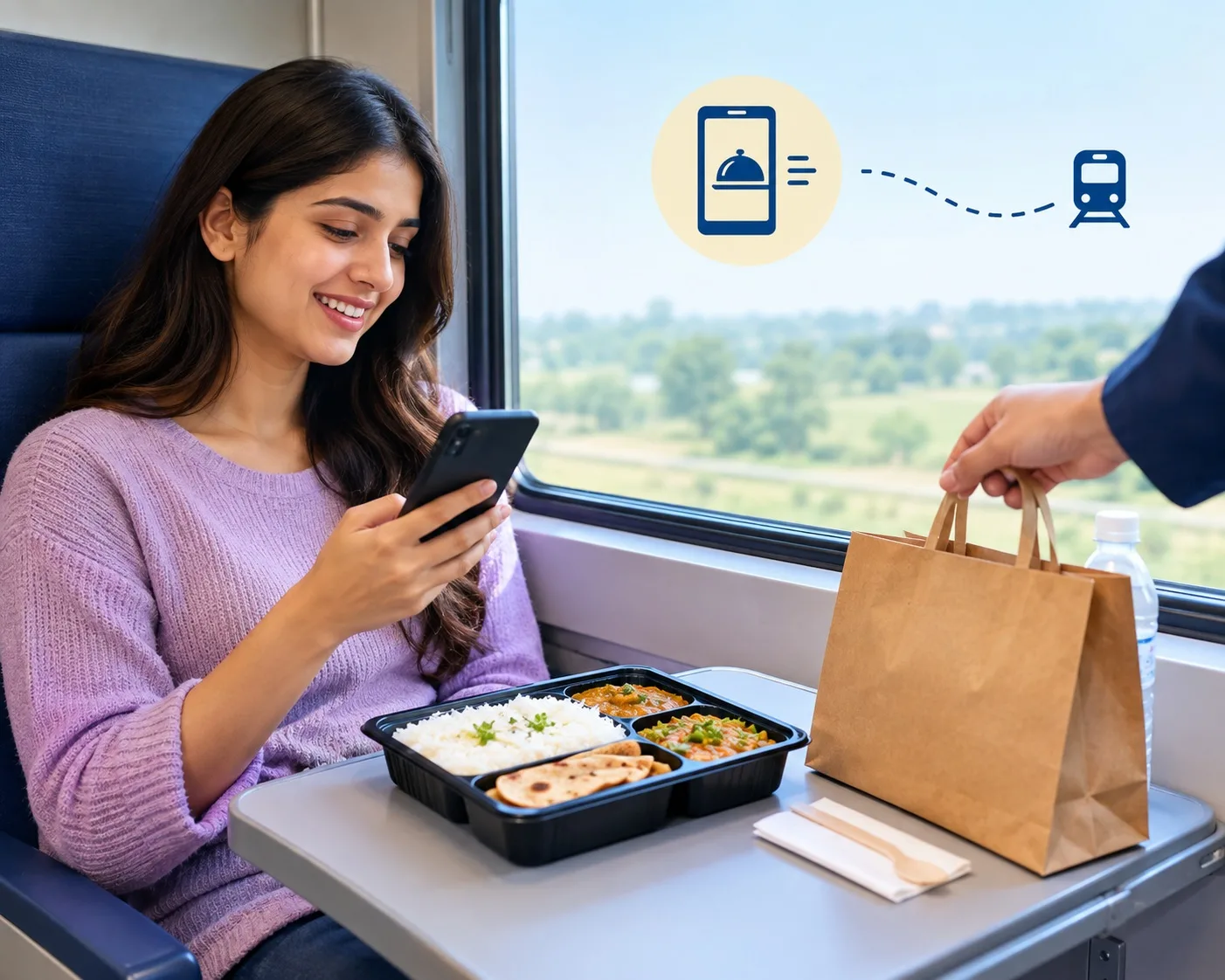 Hello Foodies You Can Now Order Food on Train
