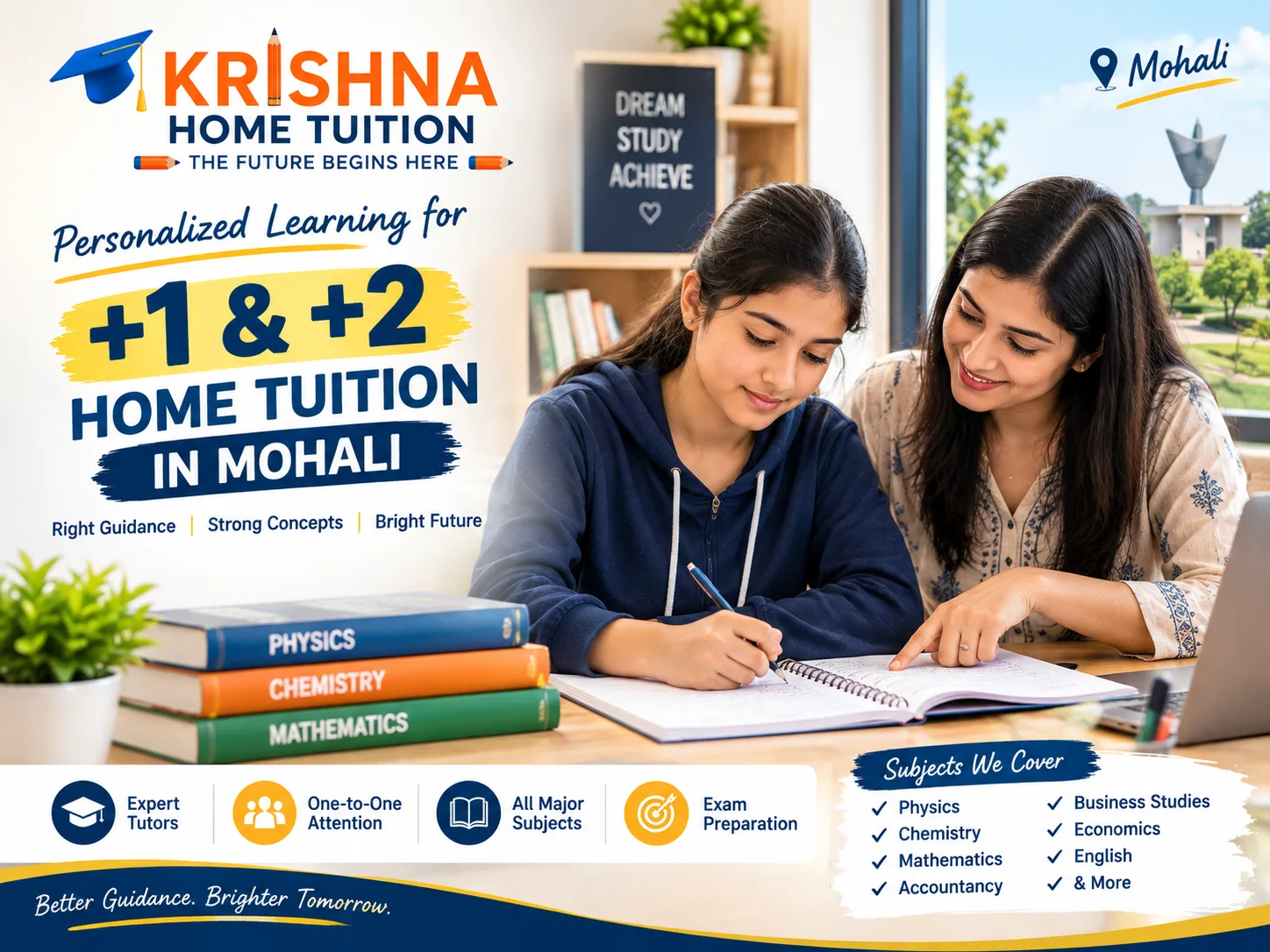 Why Personalised Learning Makes Home Tuition in Mohali Valuable