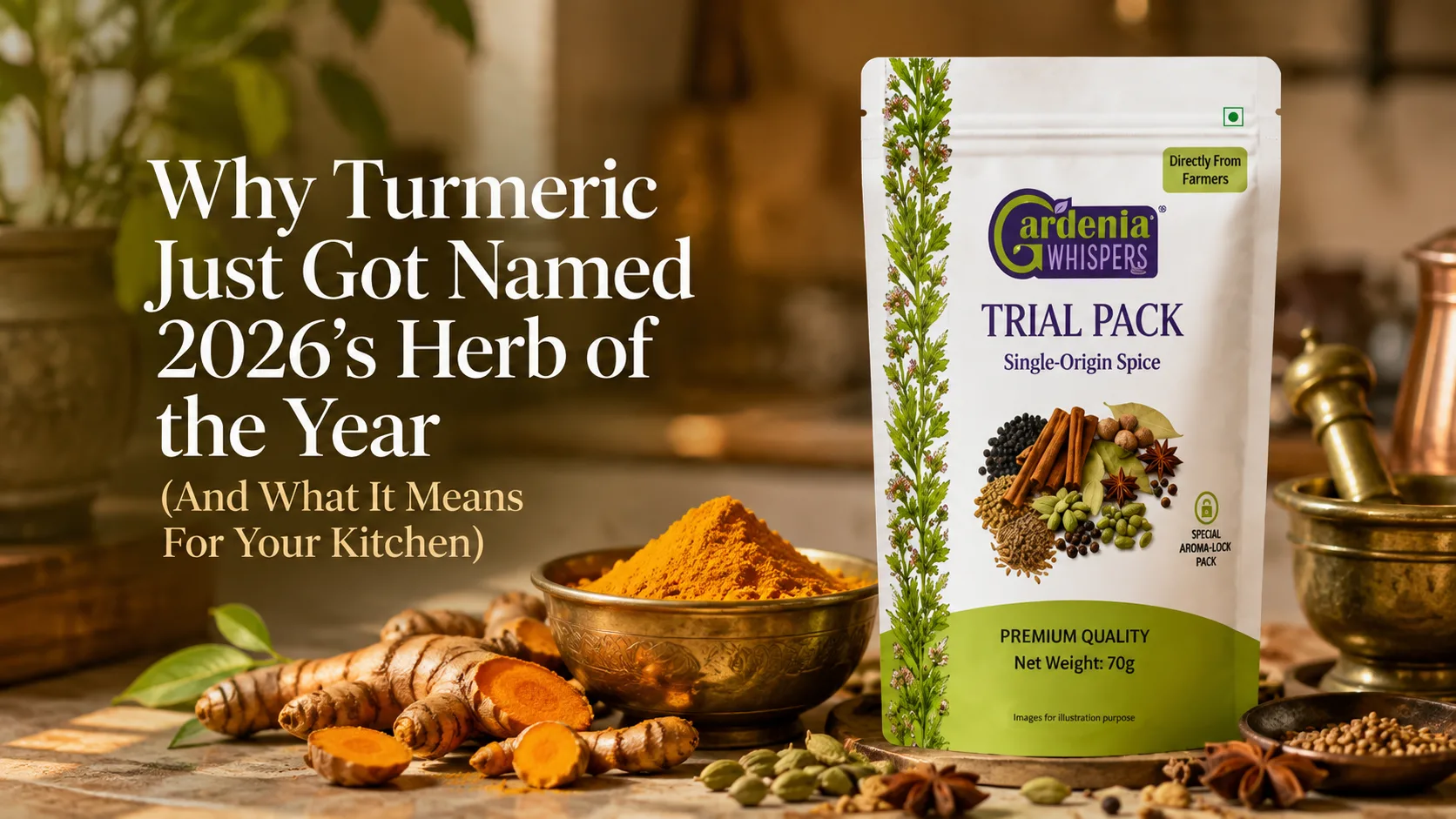 Why Turmeric Just Got Named 2026's Herb of the Year (And What It Means For Your Kitchen)