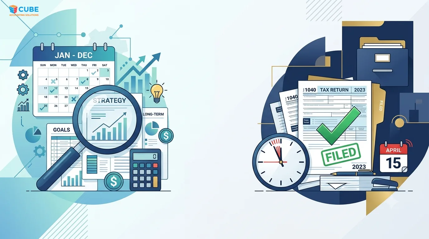 What Is the Difference Between Tax Planning and Tax Preparation?