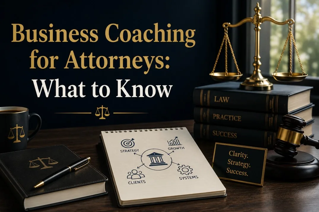Why Business Coaching for Attorneys Works So Well