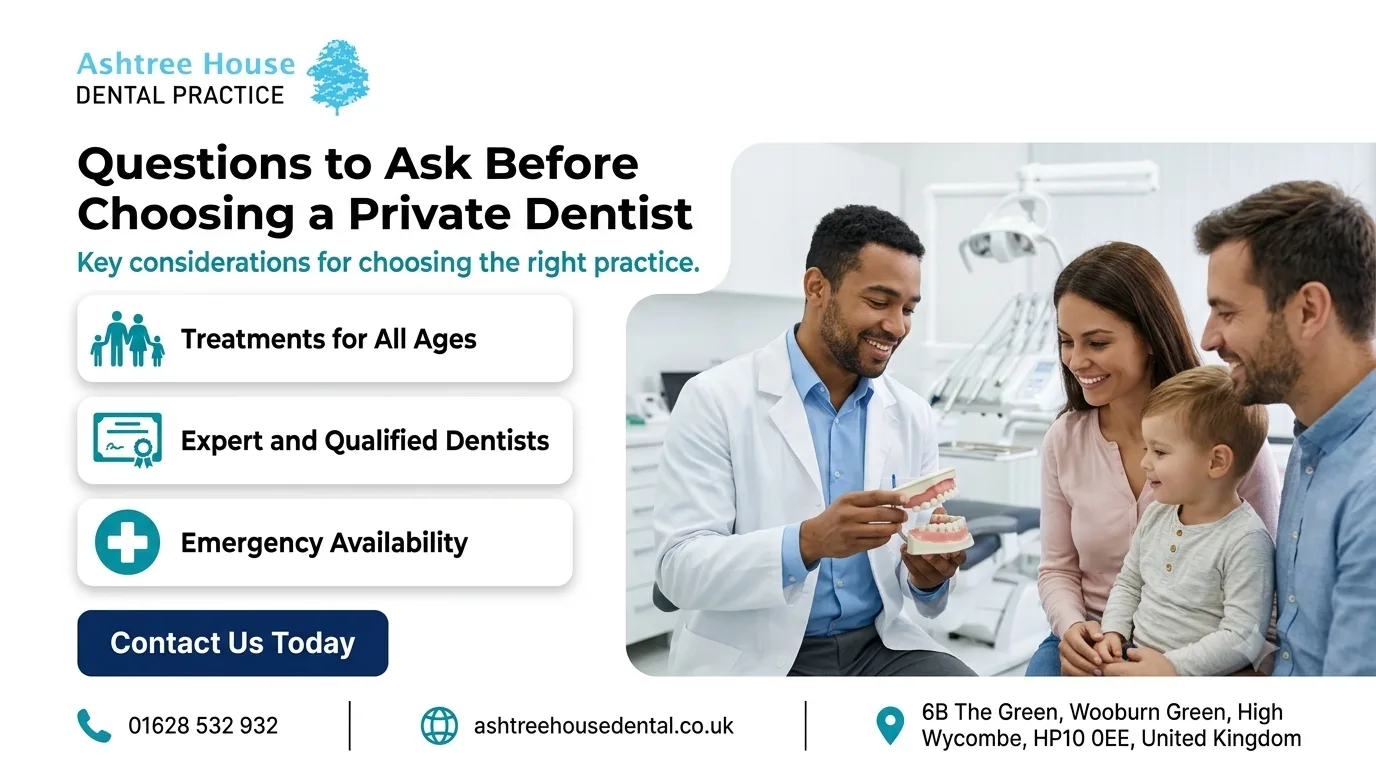 Questions to Ask Before Choosing a Private Dentist