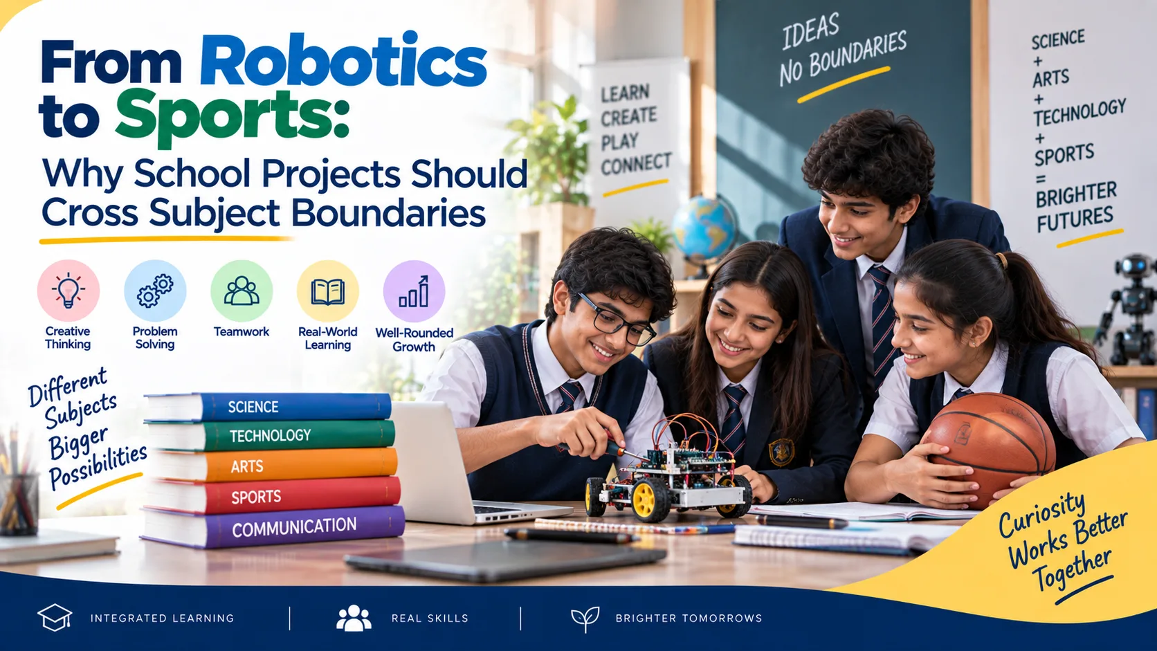 From Robotics to Sports: Why School Projects Should Cross Subject Boundaries