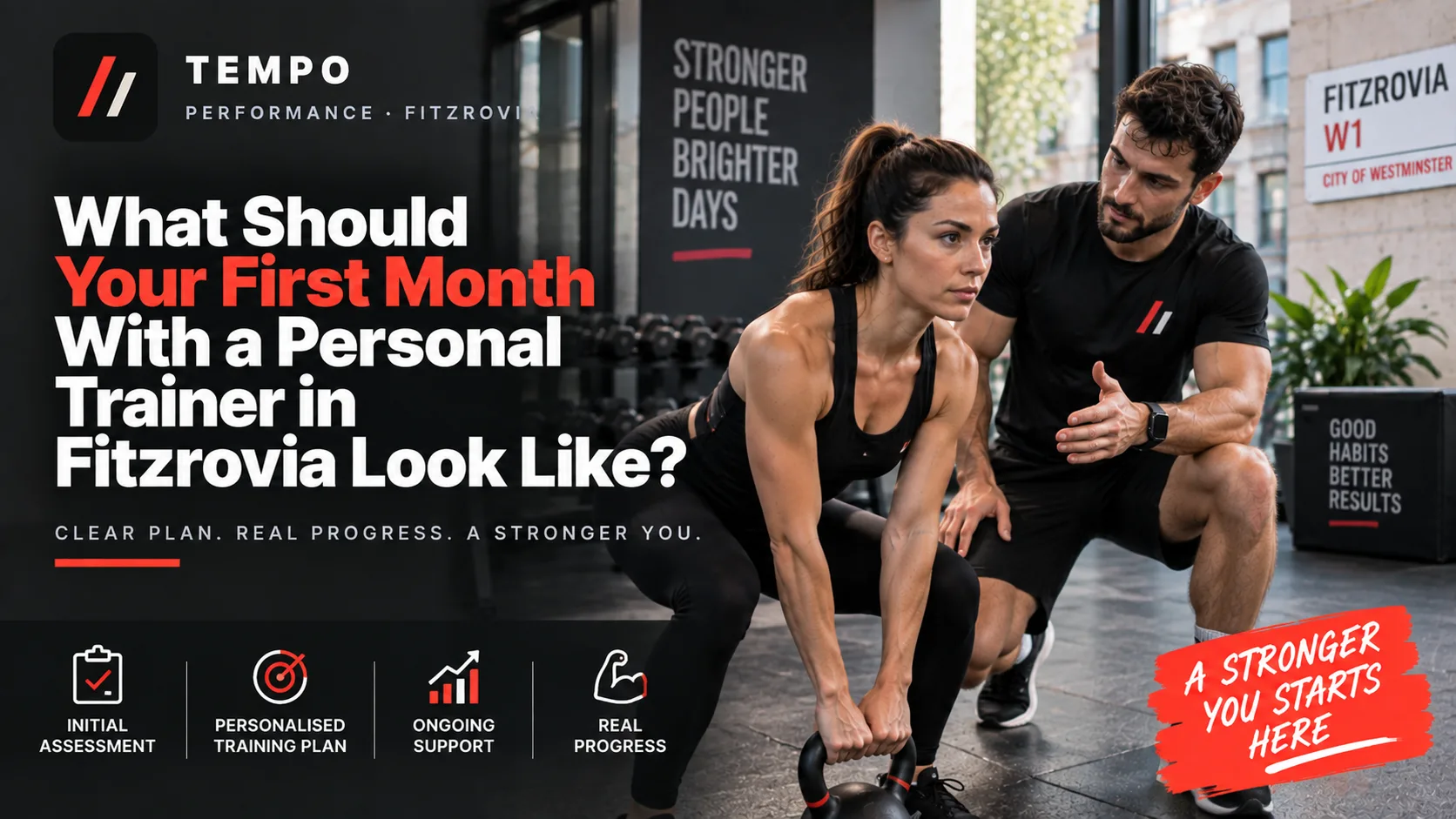 What Should Your First Month With a Personal Trainer in Fitzrovia Look Like?