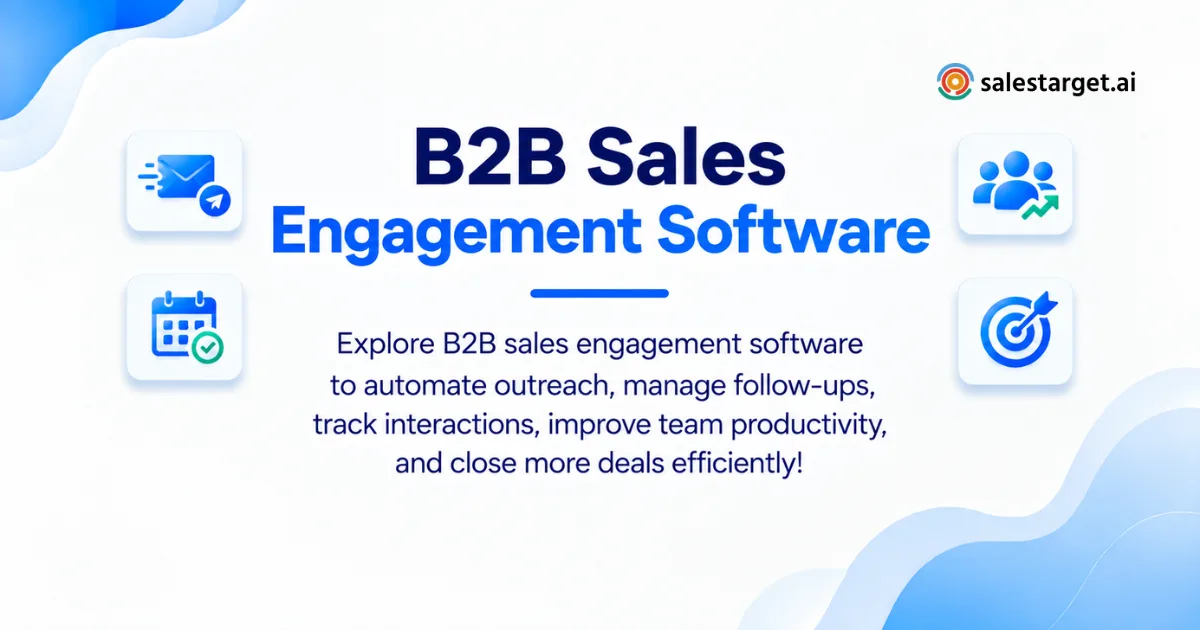 B2B Sales Engagement Software for Growing Sales Teams