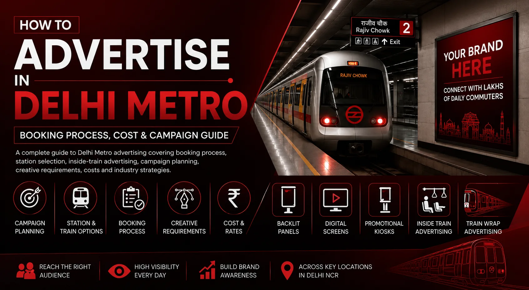 Delhi Metro Advertising: Reach Millions of Commuters Across Delhi NCR