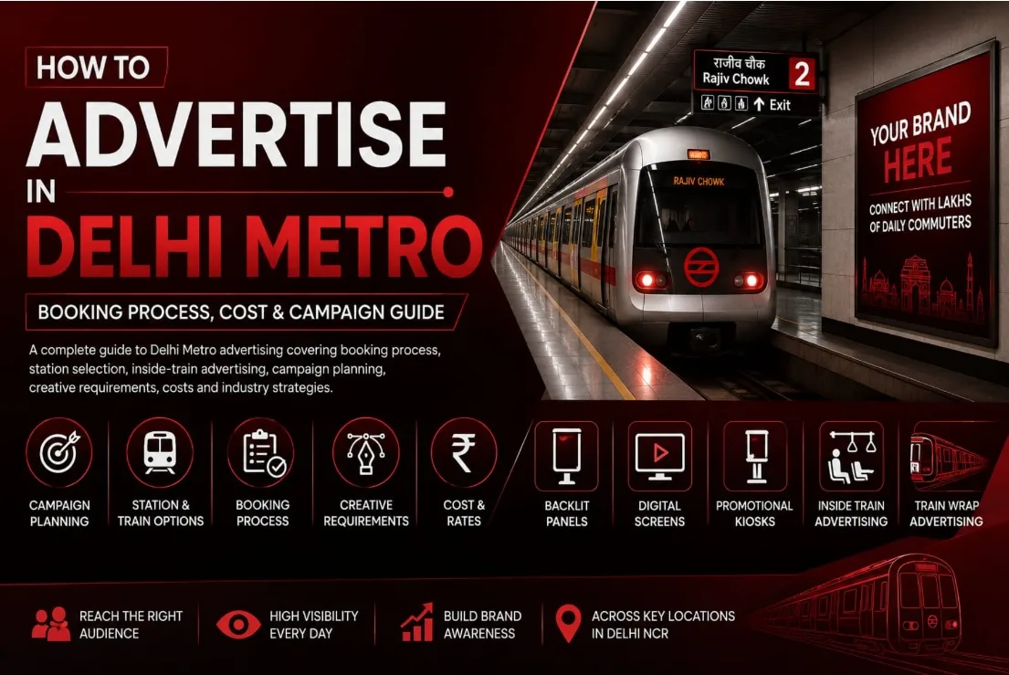 Delhi Metro Advertising: The Complete Guide to Station, Train, Agency & Advertising Rates