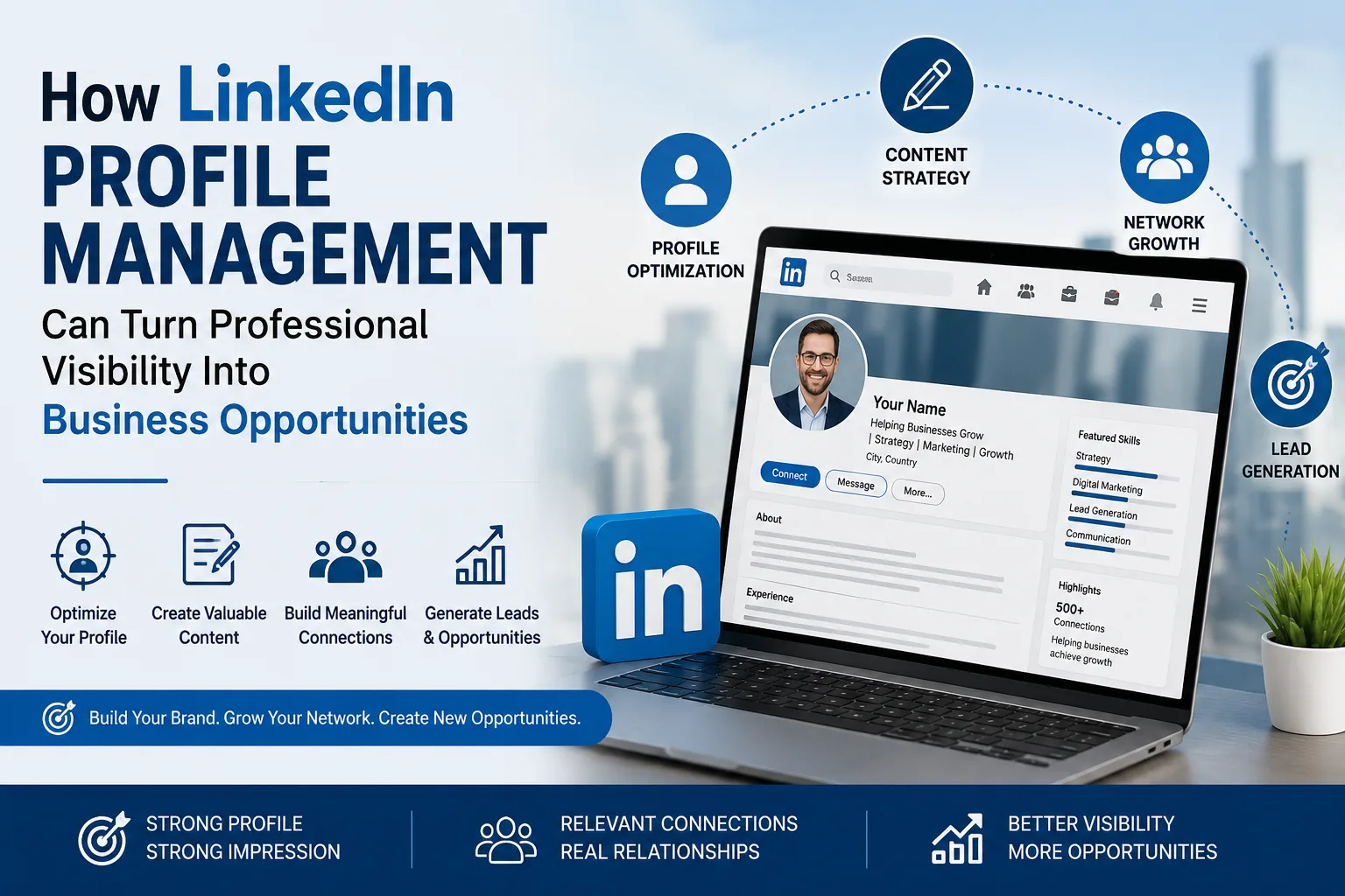 How LinkedIn Profile Management Can Turn Professional Visibility Into Business Opportunities