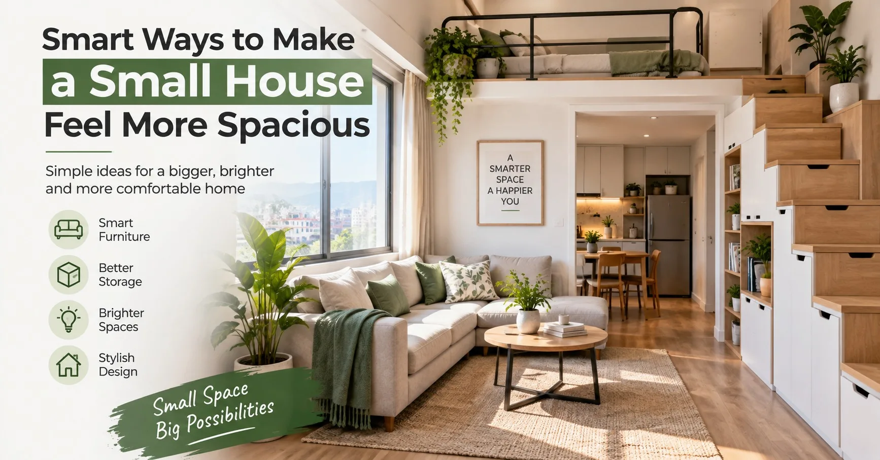 Smart Ways to Make a Small House Feel More Spacious
