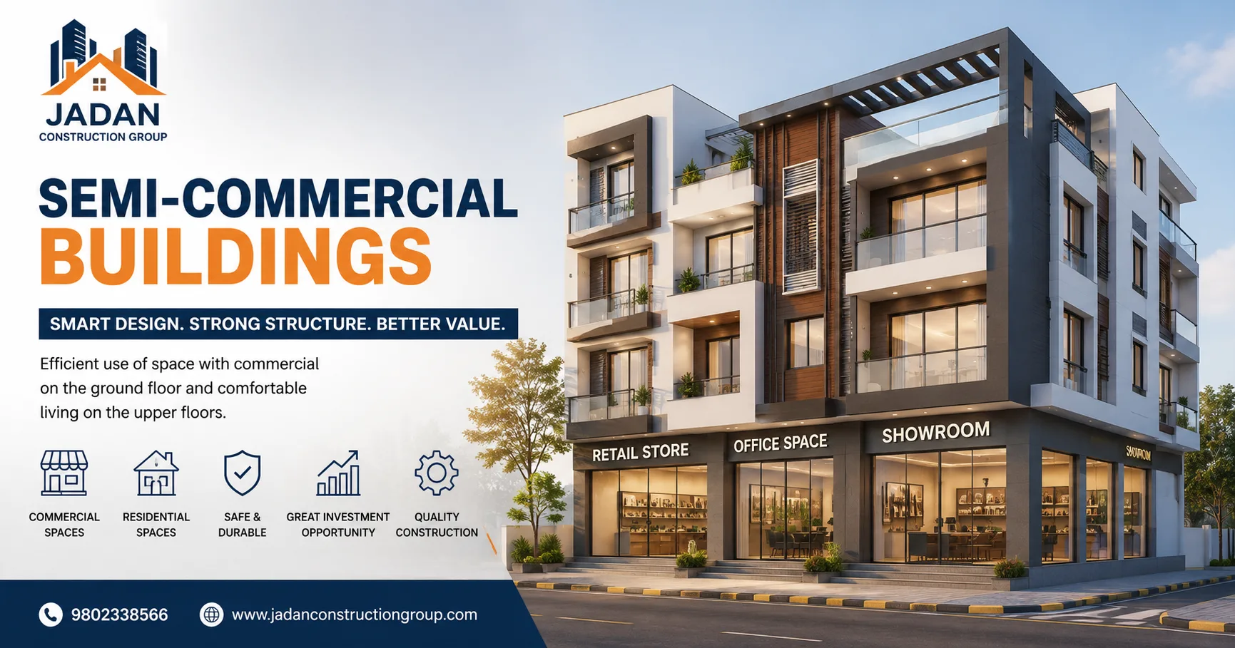 Semi-Commercial Building Construction in Nepal: A Guide to Mixed-Use Spaces