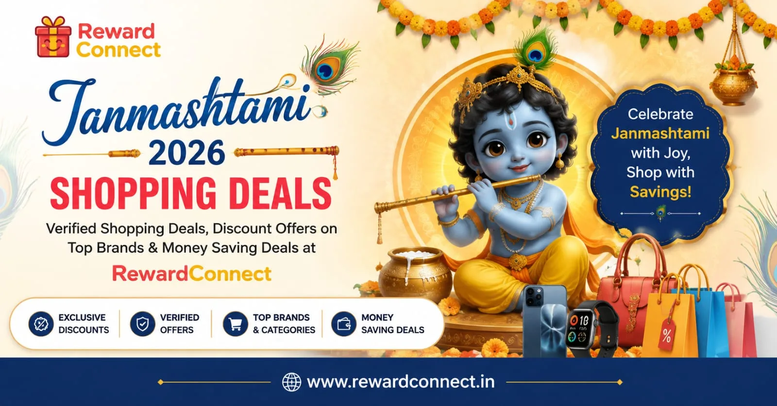 Celebrate Janmashtami with Joy And Win Rewards Online Too!
