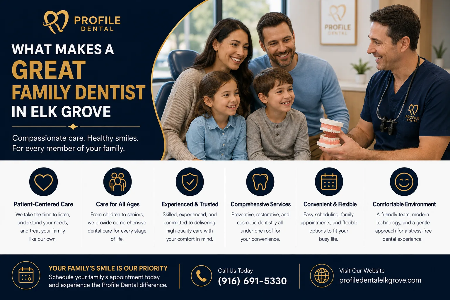 What Makes a Great Family Dentist in Elk Grove