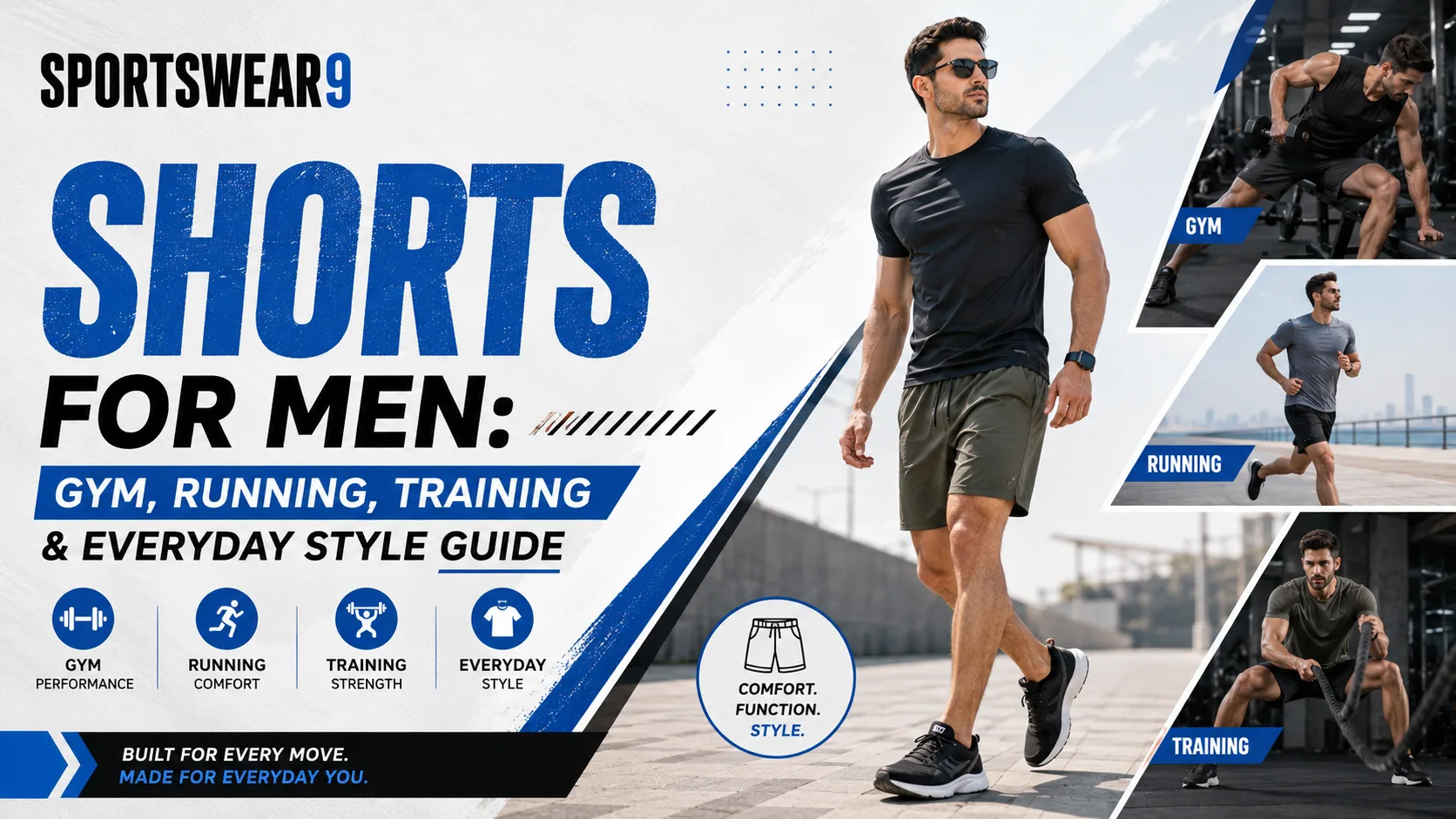 Shorts for Men: Gym, Running, Training & Everyday Style Guide