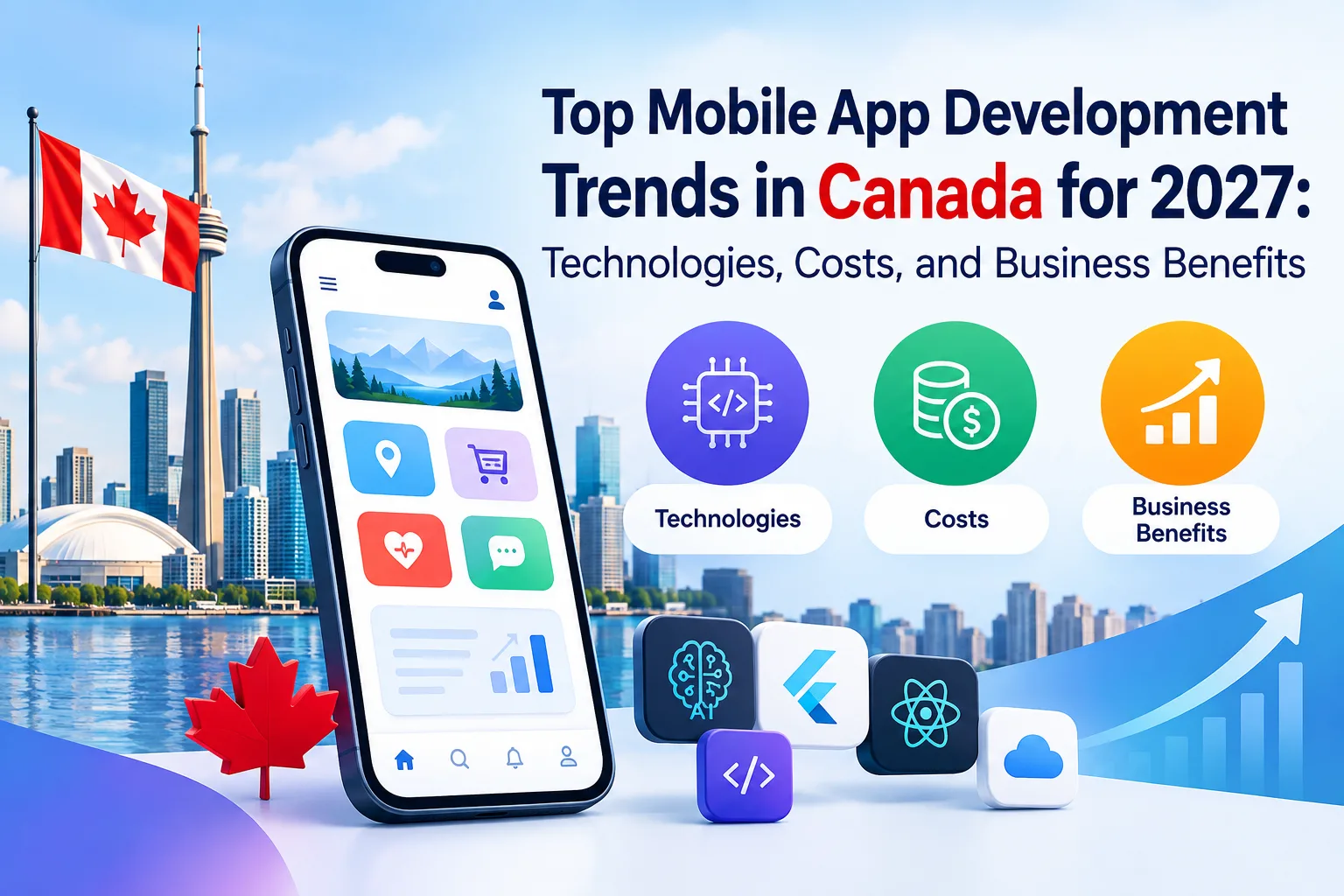 Top Mobile App Development Trends in Canada for 2027: Technologies, Costs, and Business Benefits