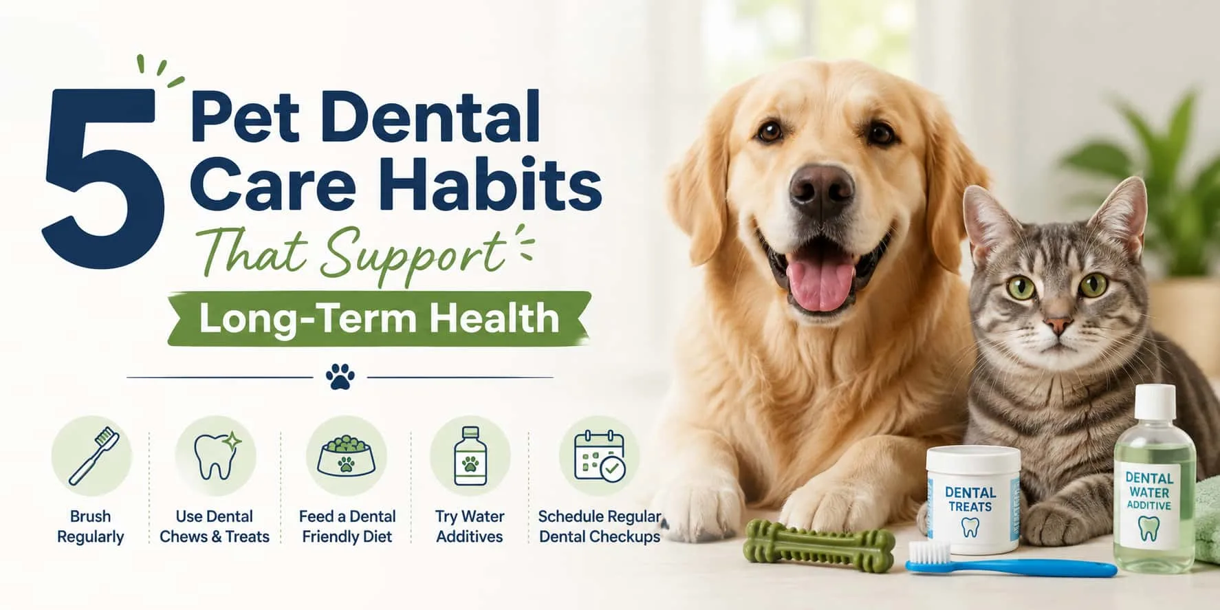 5 Pet Dental Care Habits That Support Long-Term Health