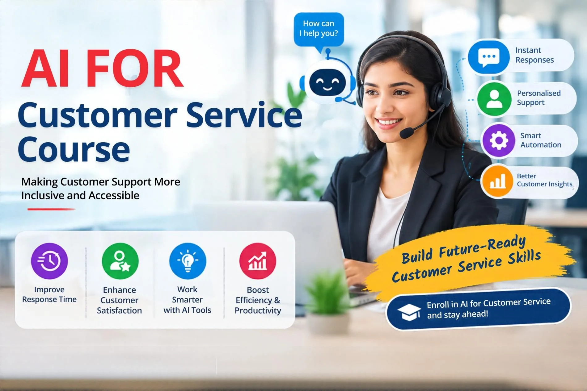 AI for Customer Service Course: Making Customer Support More Inclusive and Accessible