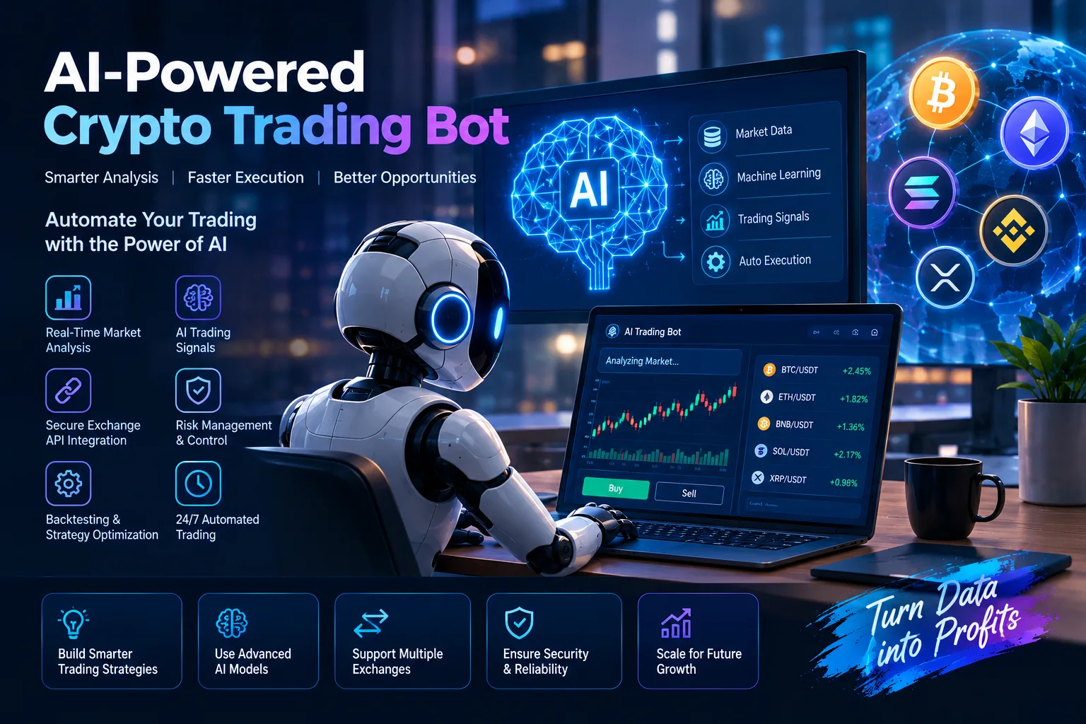 How to Build an AI-Powered Crypto Trading Bot: Features, Development Process, and Cost