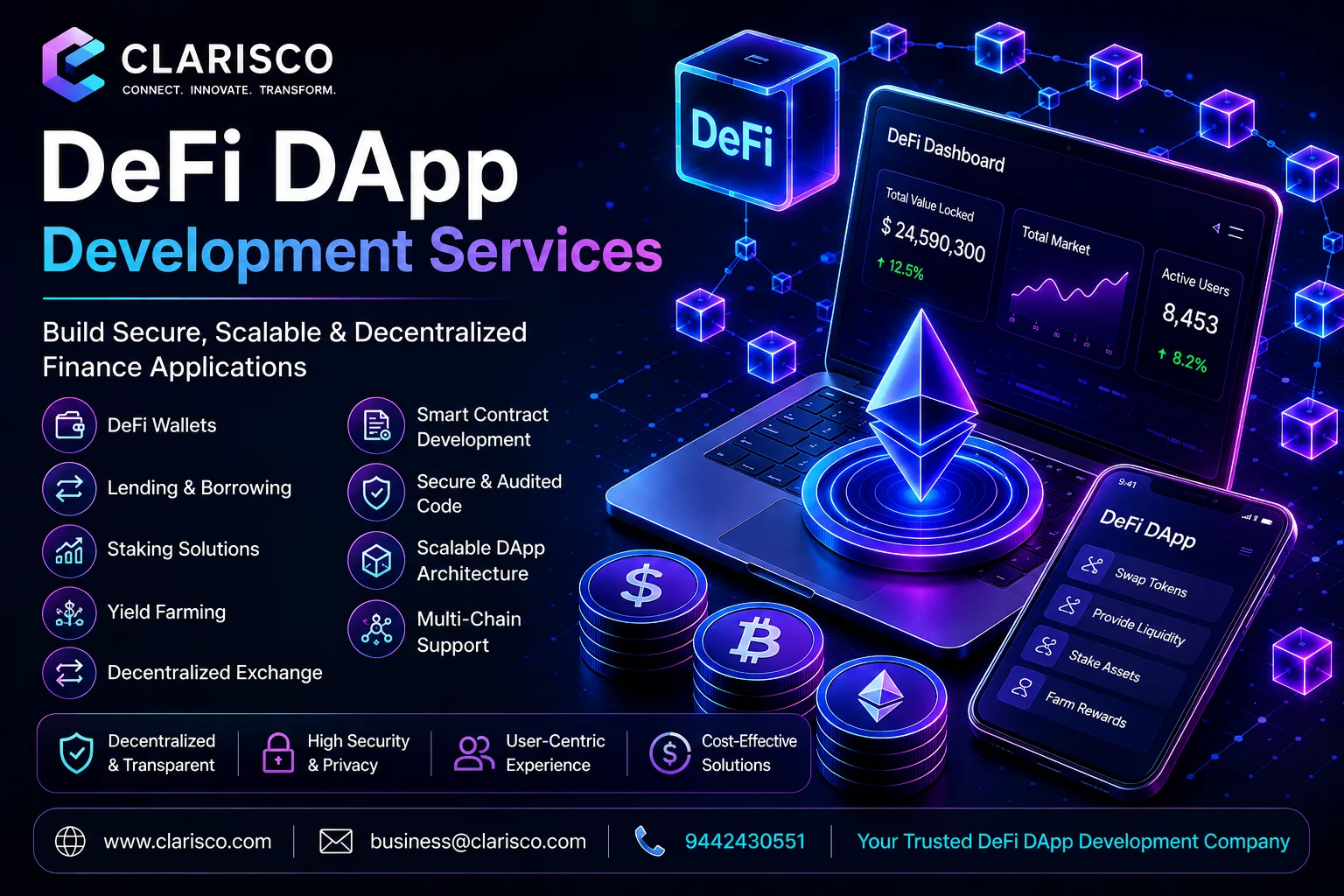 DeFi DApp Development Company: Building Next-Generation Decentralized Financial Applications