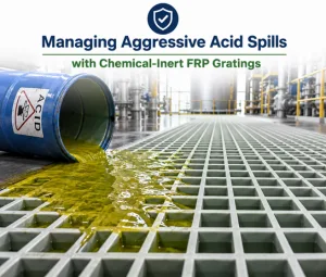 Managing Aggressive Acid Spills with Chemical-Inert FRP Gratings