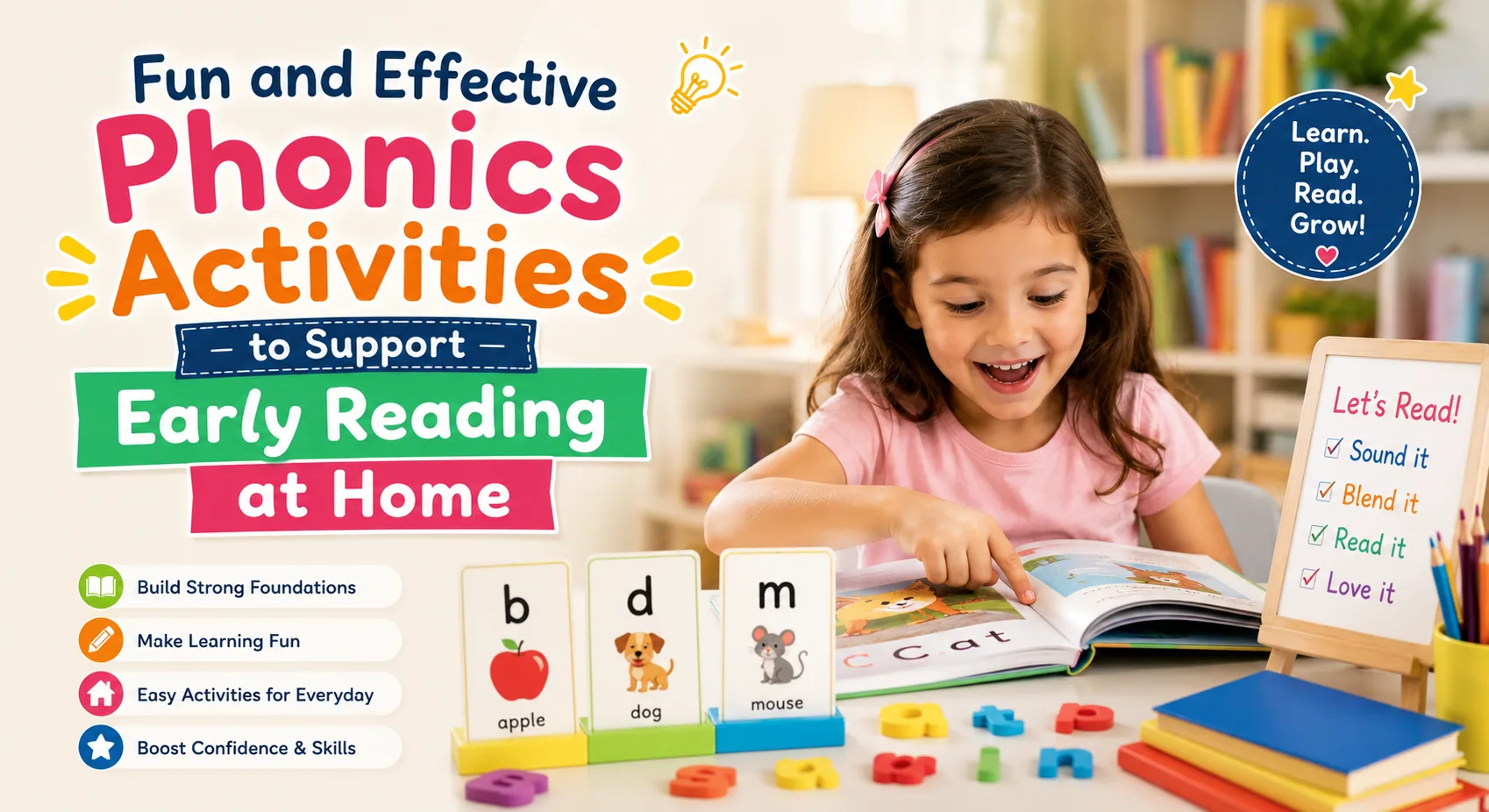 Fun and Effective Phonics Activities to Support Early Reading at Home
