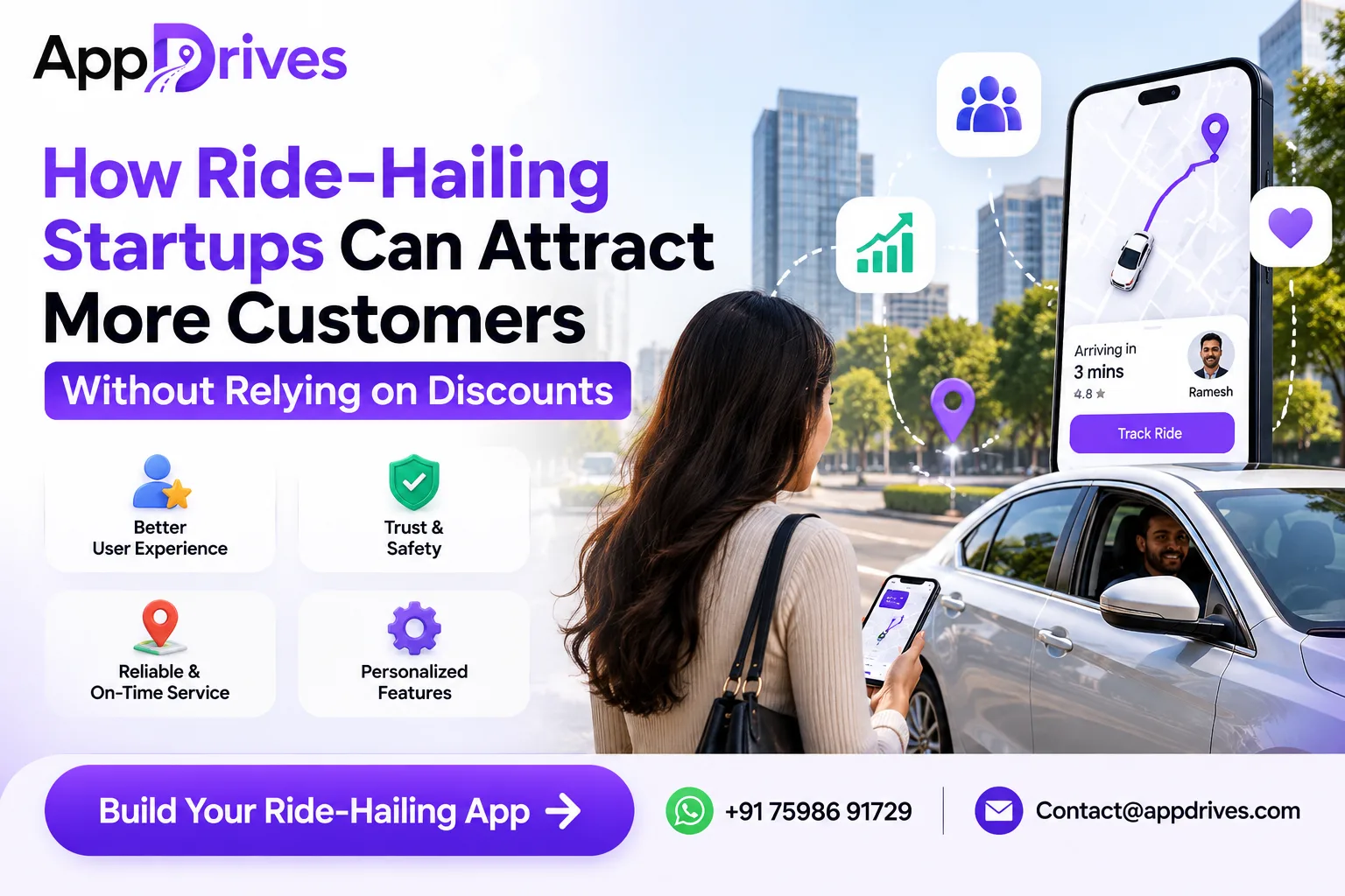 How Ride-Hailing Startups Can Attract More Customers Without Relying on Discounts