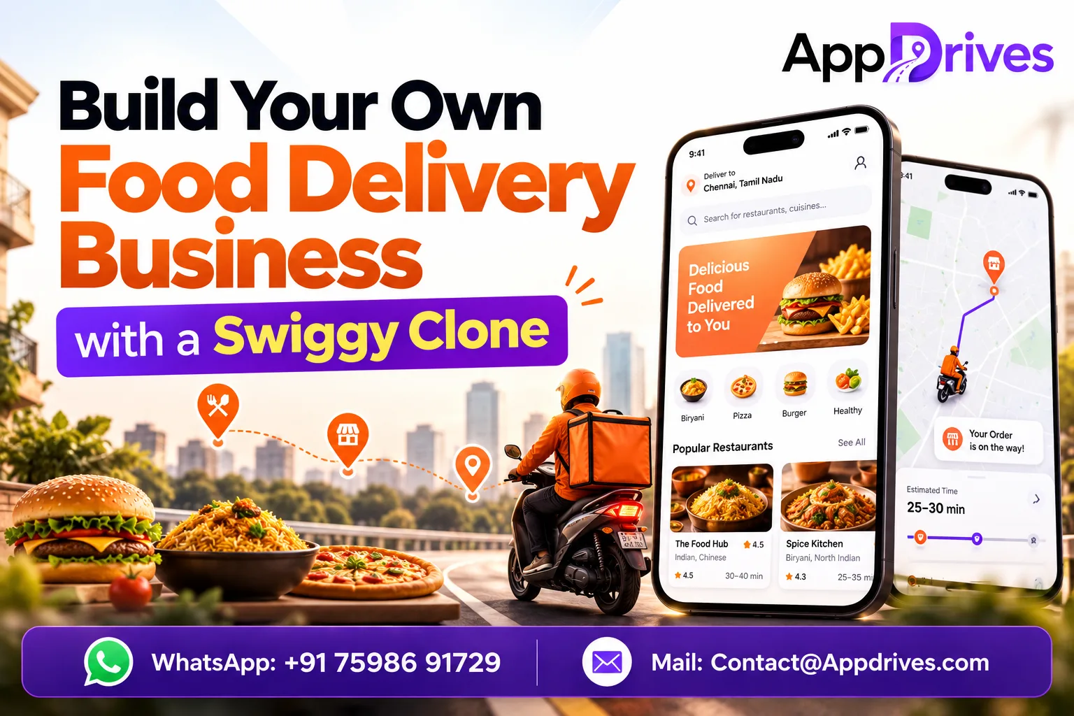 Build Your Own Food Delivery Business with a Swiggy Clone App