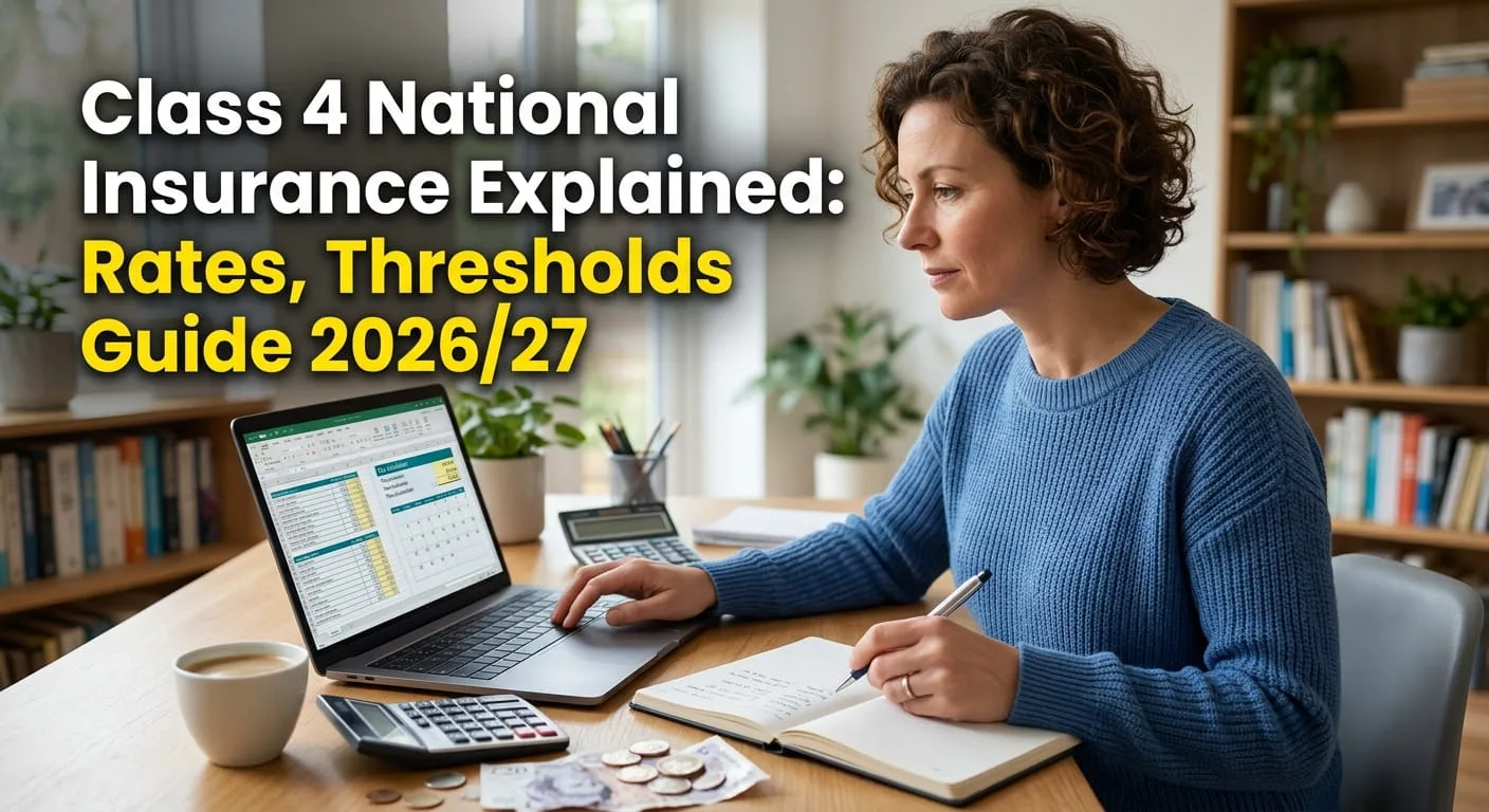Class 4 National Insurance Explained: Rates, Thresholds Guide 2026/27