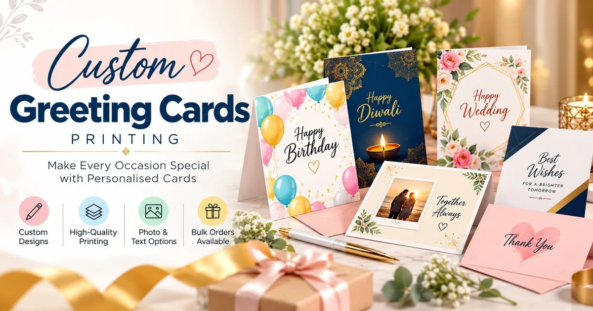 Custom Greeting Cards Printing: A Personal Touch for Every Occasion