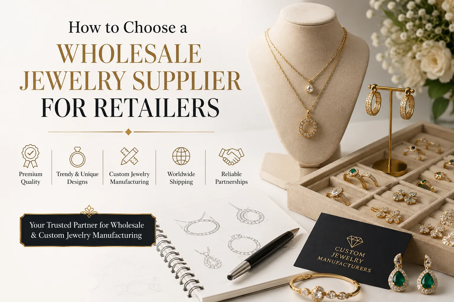 How to Choose the Best Wholesale Jewelry Supplier for Retailers.