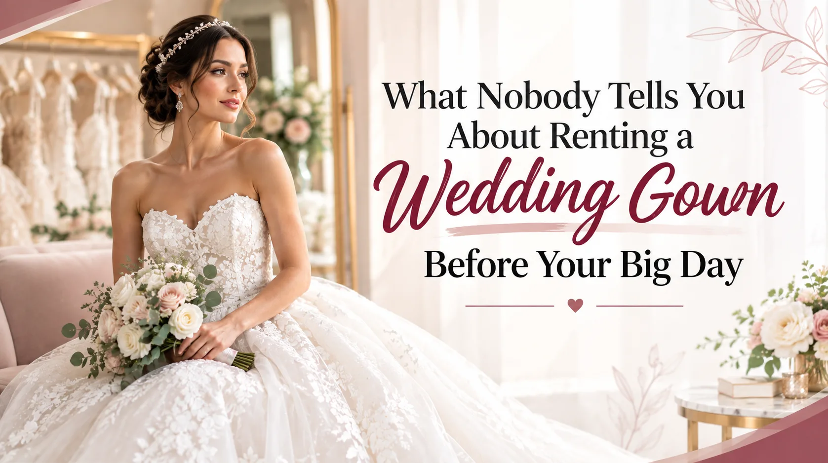 What Nobody Tells You About Renting a Wedding Gown Before Your Big Day