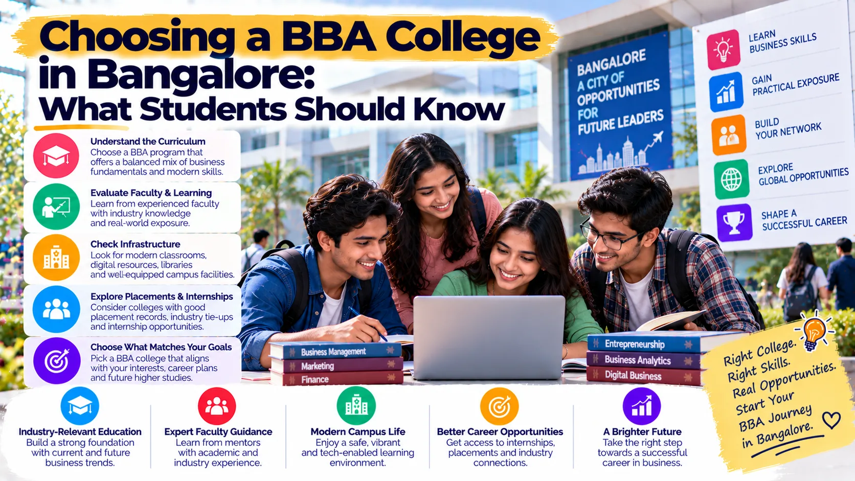 Choosing a BBA College in Bangalore: What Students Should Know