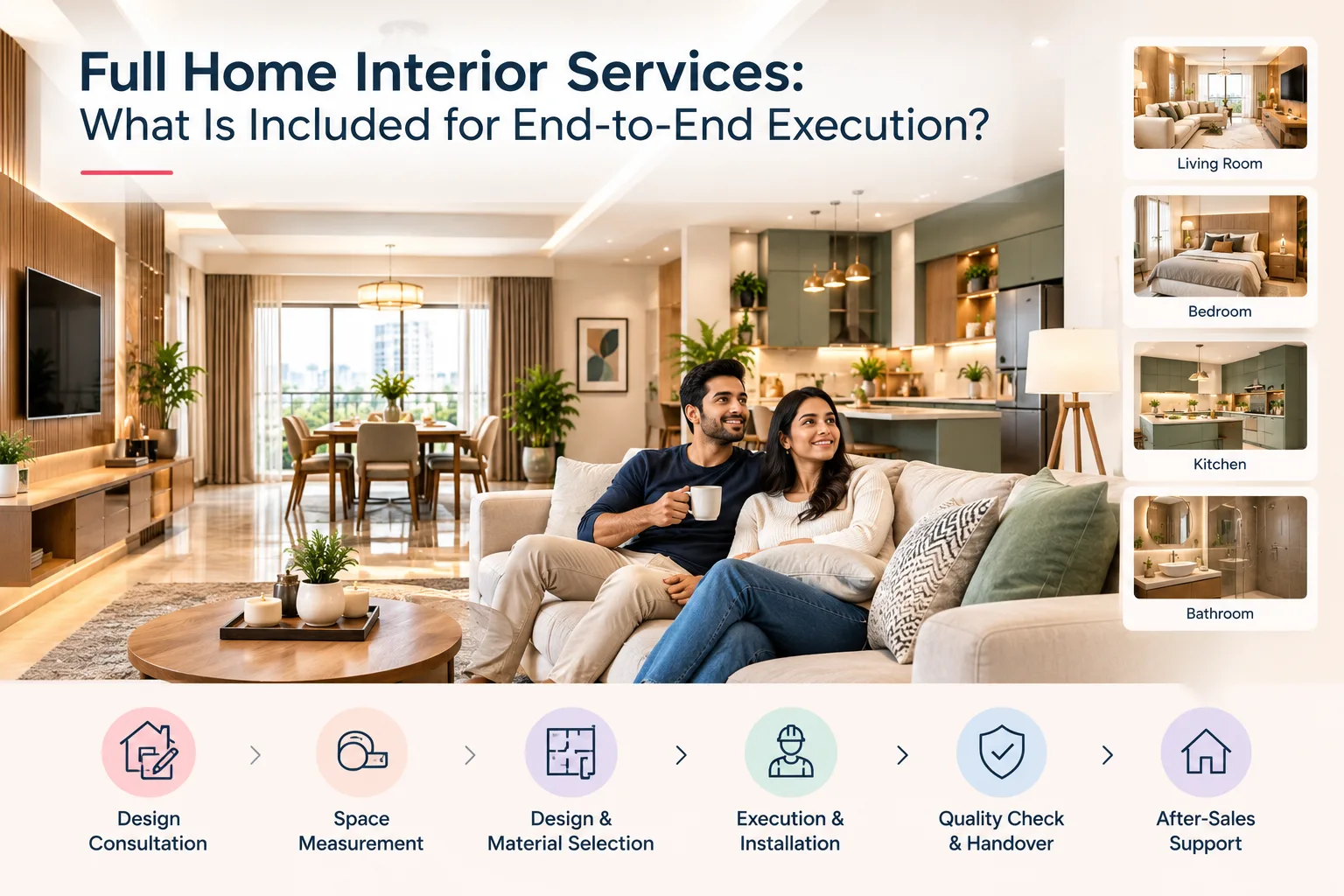 Full Home Interior Services: What Is Included for End-to-End Execution?