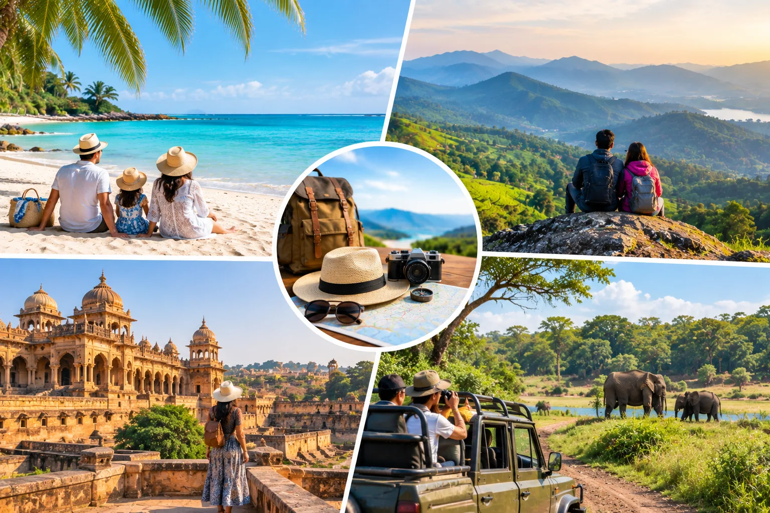 A World of Holiday Possibilities: Discovering India’s Beaches, Hills, Heritage & Wilderness