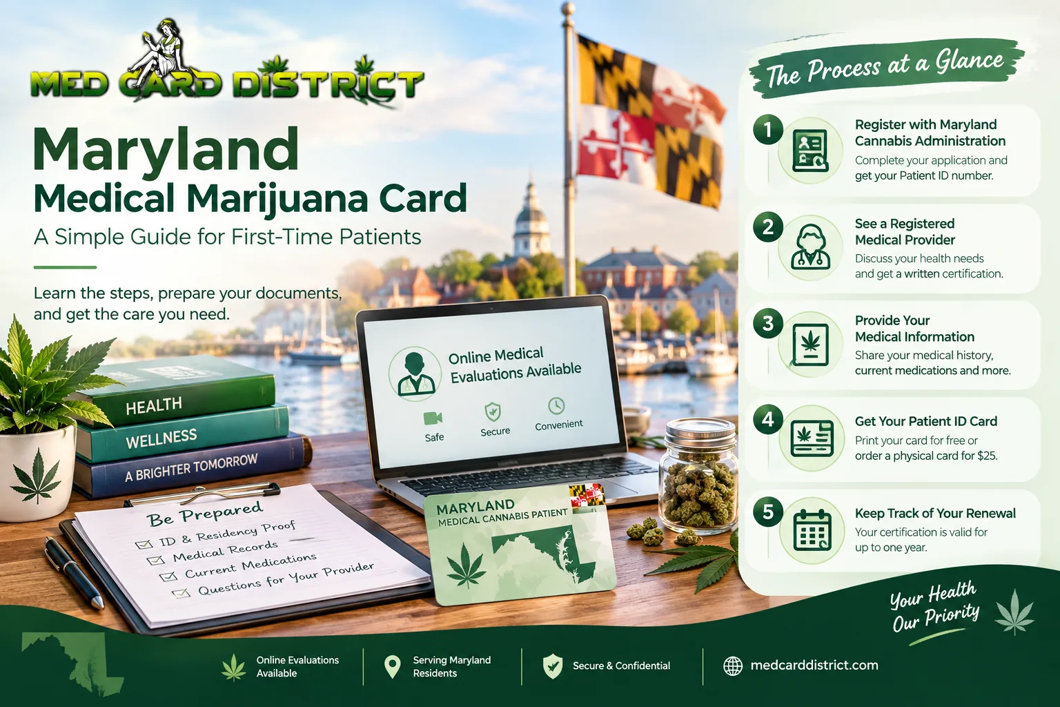 Maryland Medical Marijuana Card: A Simple Guide for First-Time Patients