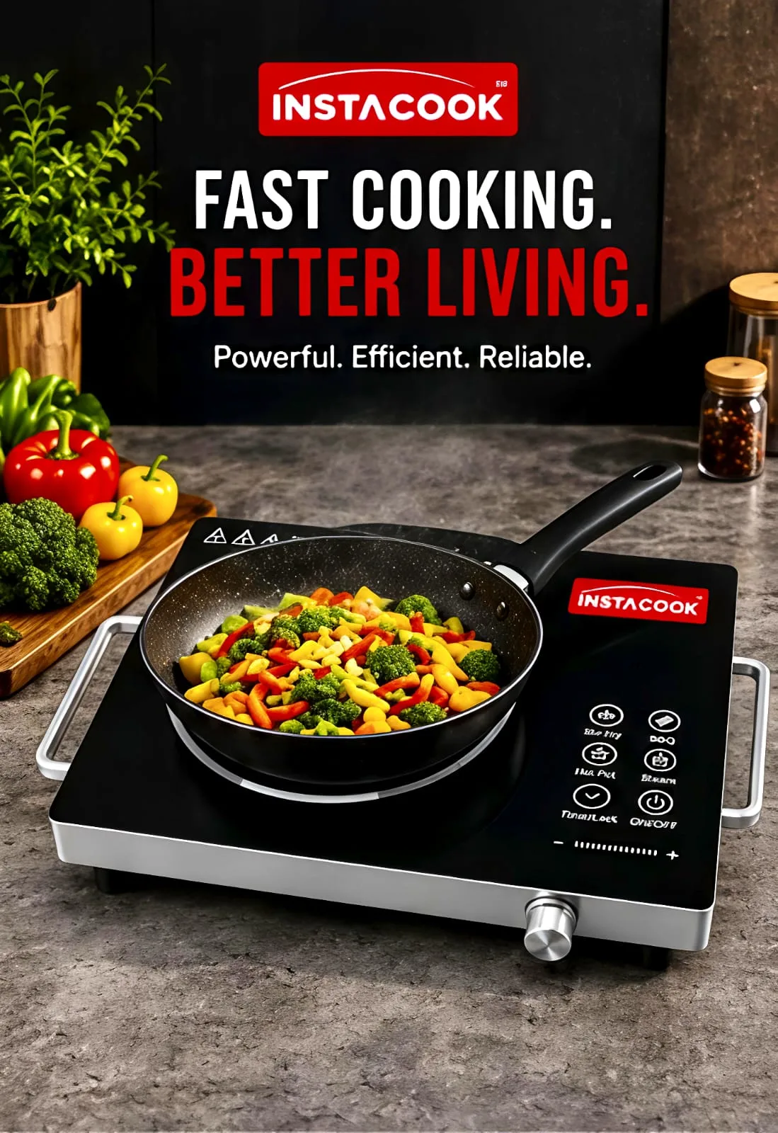 2200W Induction Cooktop: A Convenient Choice for Everyday Cooking