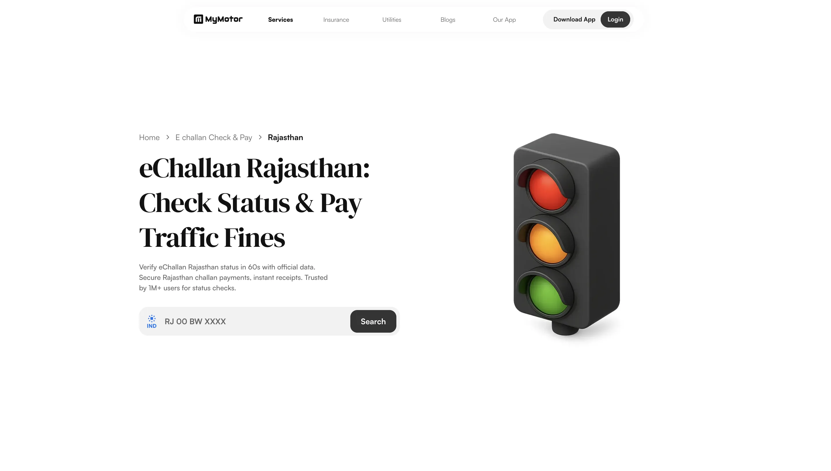 Echallan Rajasthan: Check and Pay Challan Online in 1 Minute