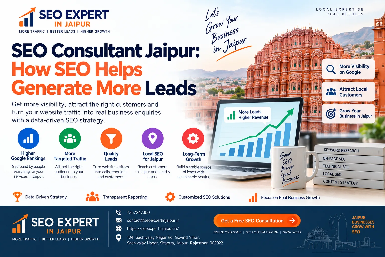 SEO Consultant Jaipur: How SEO Helps Generate More Leads
