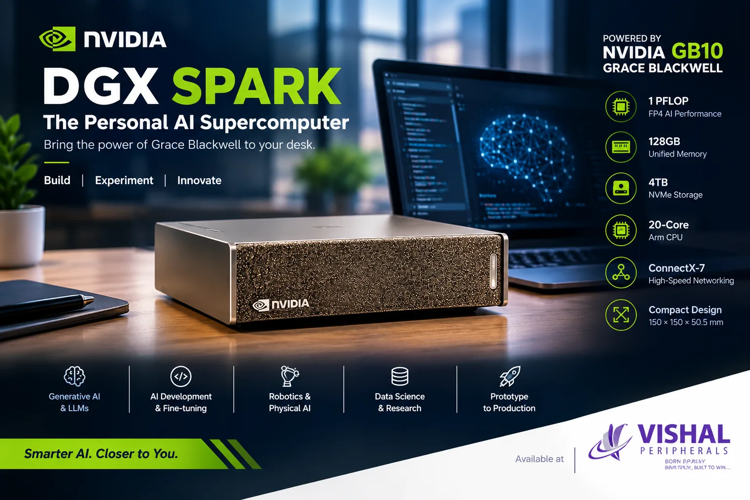 NVIDIA DGX Spark: The Personal AI Supercomputer Bringing Grace Blackwell to Your Desk