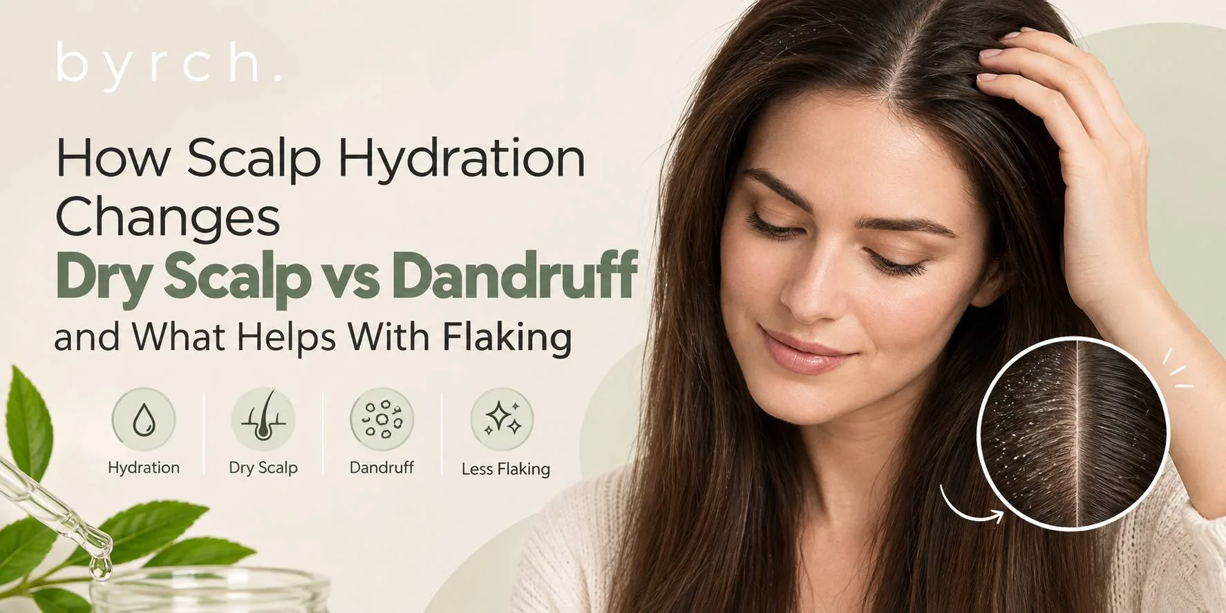 How Scalp Hydration Changes Dry Scalp vs Dandruff and What Helps With Flaking